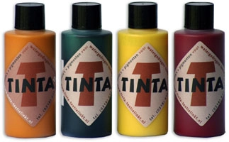 Flessen pigment Tinta Textielinkt